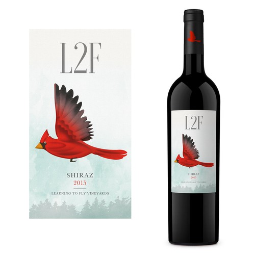 L2F Shiraz Wine Label