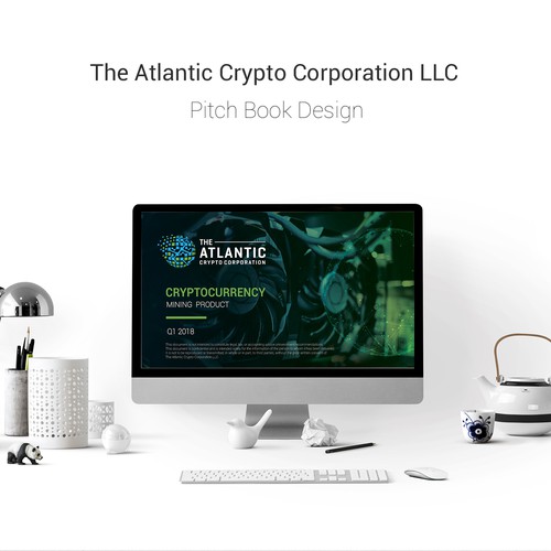 Crypto Mining Company Pitch Book Design