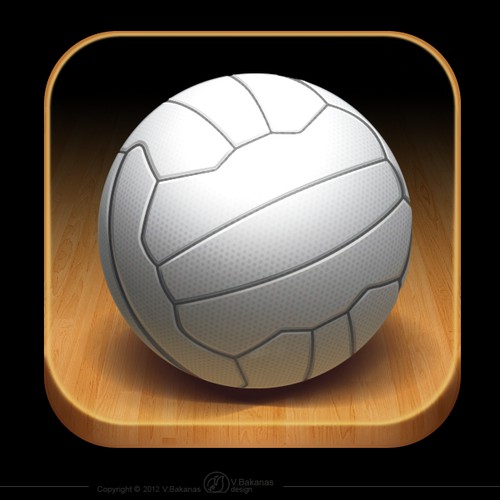 New icon design for Netball iPhone app