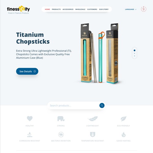 eCommerce website design