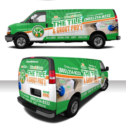 Cleaning Van Wrap