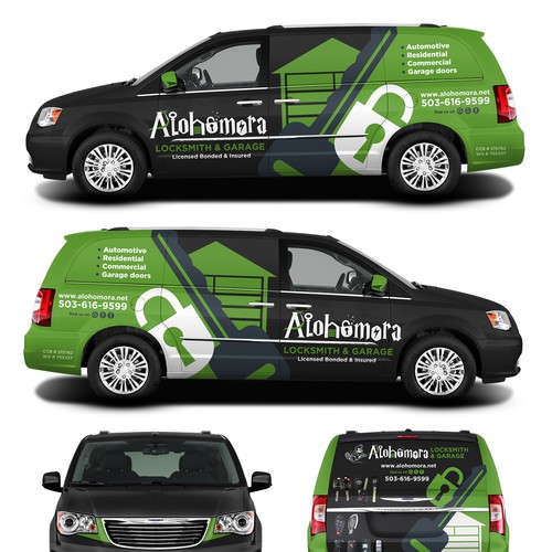 Van Wrap for Alohomora Locksmith & Garage