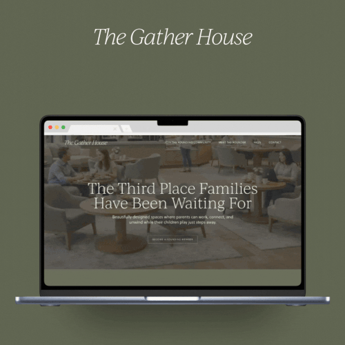 The Gather House Website