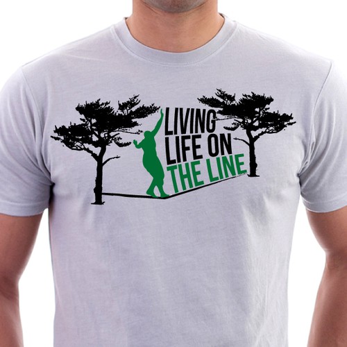 Slacklining Company t-shirt design