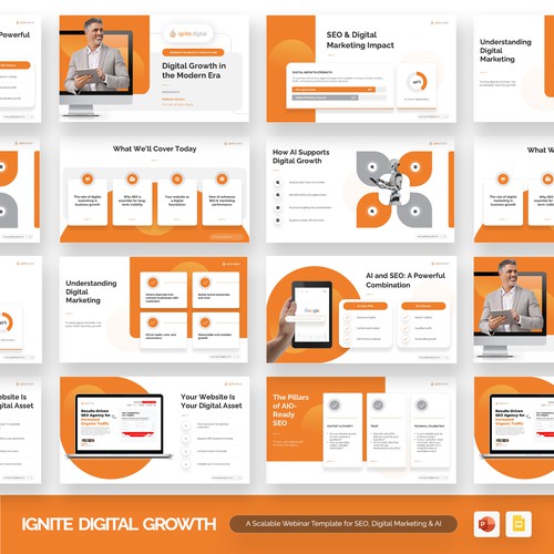 Ignite Digital Presentation template