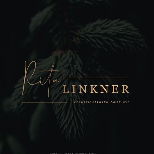 Elegant logo concept for a NYC cosmetic dermatologist. 