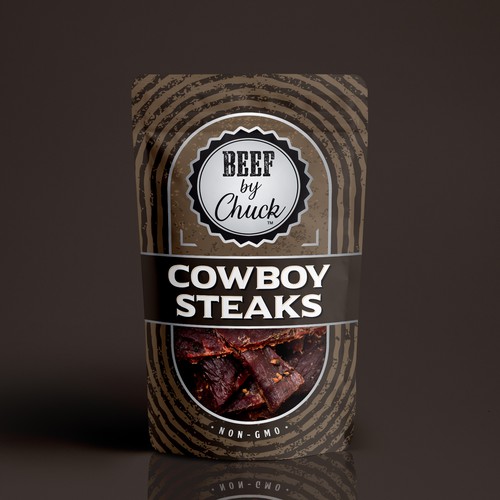 Packaging Design for a jerky brand