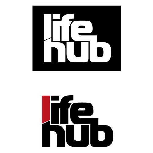 Create a strong, clean logo for Life Hub that represents unity and progression for our Health and Fitness business.