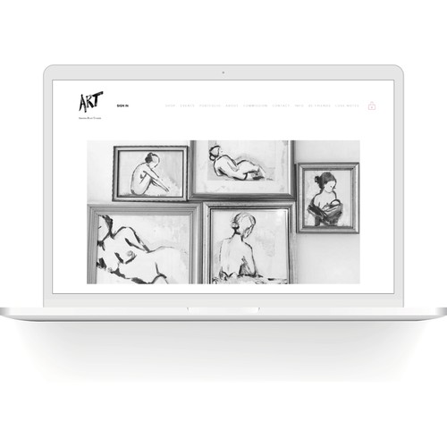 Art portfolio & shop