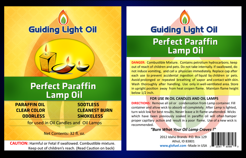 New product label wanted for Guiding Light Oil
