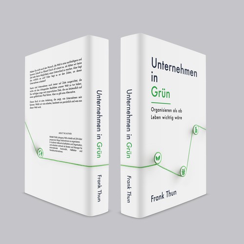 Book cover design: Unternehmen in Grün (Companies in Green)