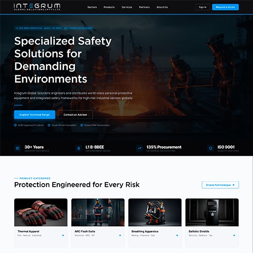 Corporate Web Redesign (B2B/B2G) — Integrum Global Solutions