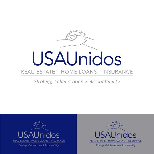 Unique Logo Mark for USAUnidos