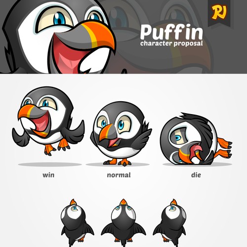 Puffin Game Character 