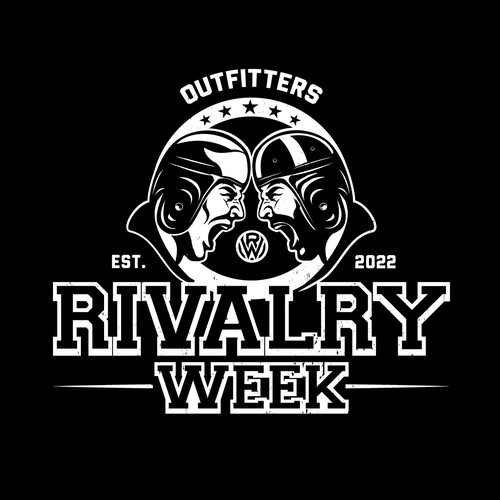 vintage logo for rivalry week