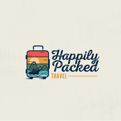 Happily Packed Logo design