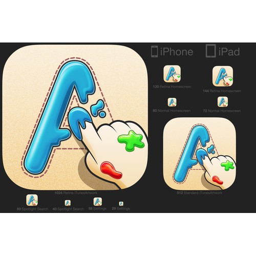 Create an icon for an APP that helps kids - Serious Game Iniciative