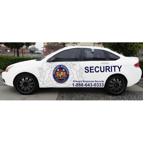 Ford Focus full wrap for a security company