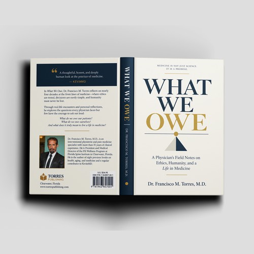 What We Owe — Medical Book Cover Design
