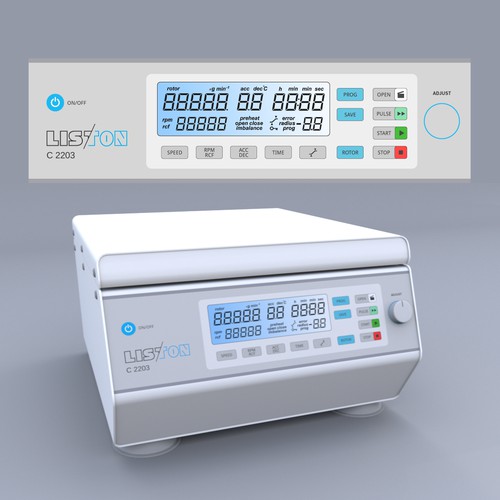 Control panel design entry for Liston