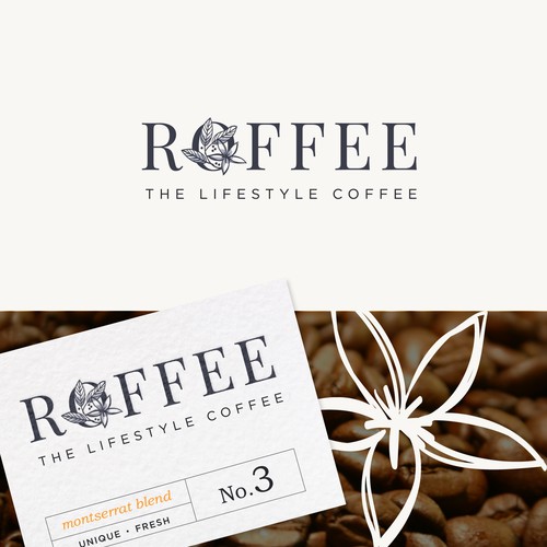 Logo concept for a coffee label