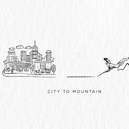 Illustrations for CITY TO MOUNTAIN CONCEPT