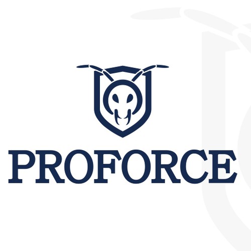 Create a simple Font logo for PROFORCE