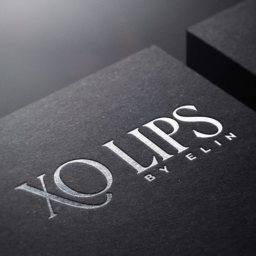 Elegant, luxury feel logo for XO Lips by Elin