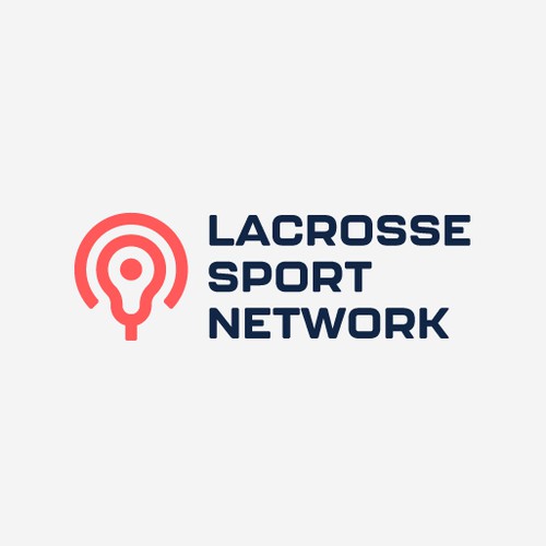 Lacrosse Sports Network Logo Design