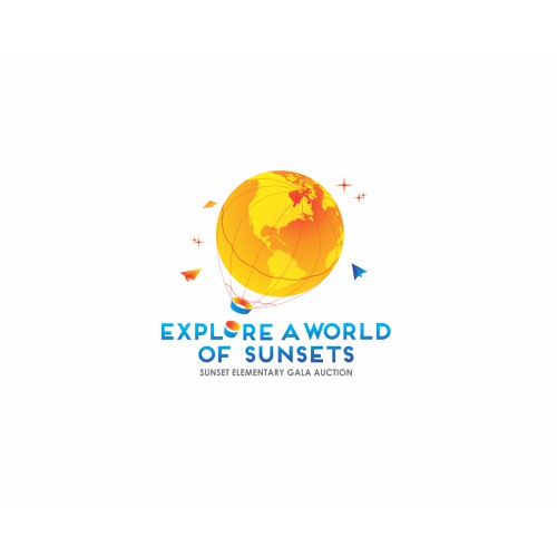 Elementary school auction looking for fun adventure/globe themed logo!