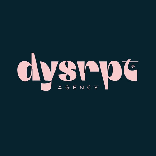 dysrpt logo for an influencer-agency