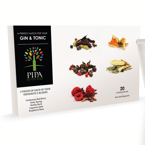 Packaging design for beverage blends