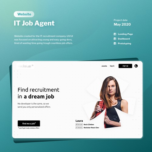 IT Job Agent website