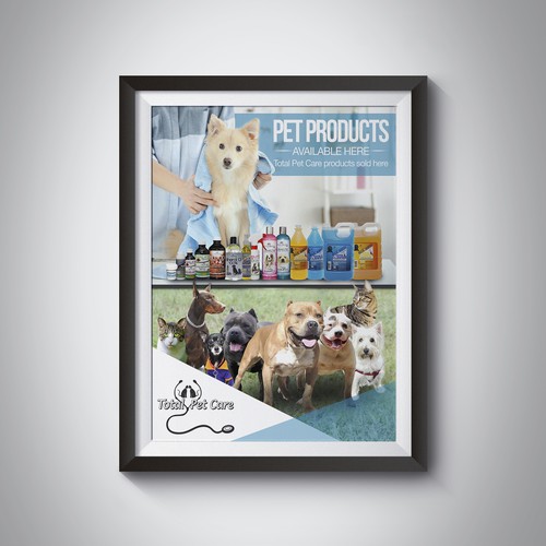 Pet Products sold Here Poster (needed by small pet product manufacturer)