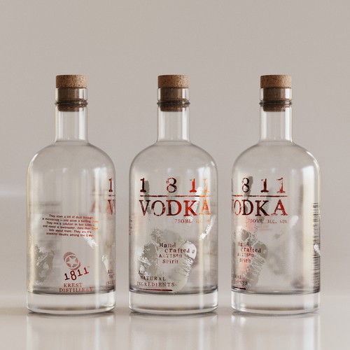 Label for High End Artisan Vodka