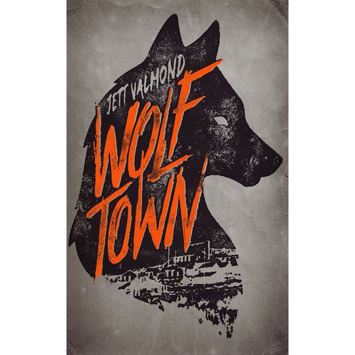 eBook cover design for "Wolf Town"