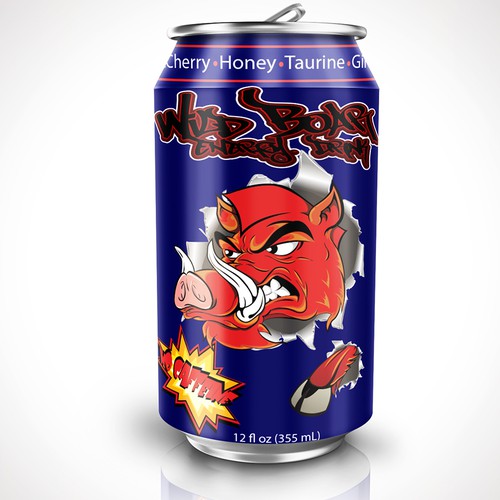 Energy drink label