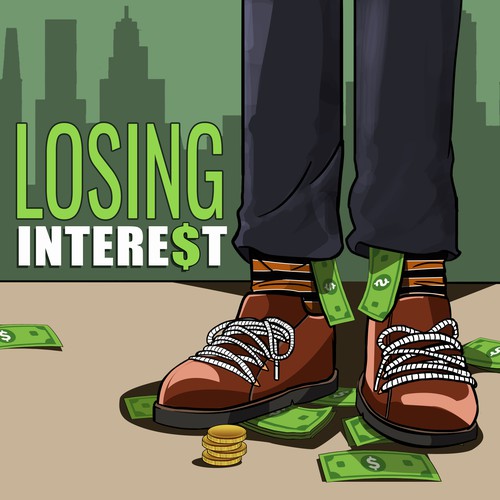 Losing Interest  podcast cover art for new finance