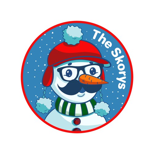 Snowman for Christmas PopSocket design