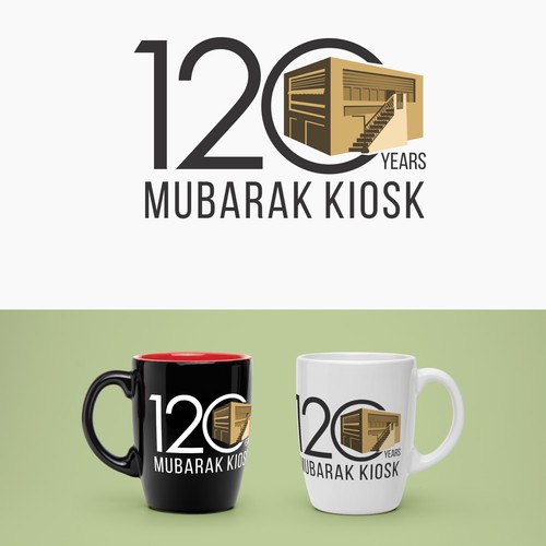 120 year anniversary Mubarak Kiosk logo