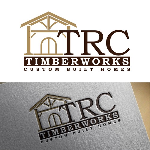 Logo for a custom timber frame builder