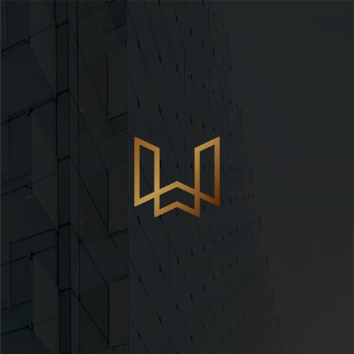 Elegant Letter W Logo for Real Estate