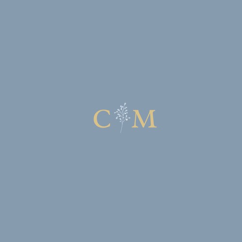 C&M wedding initials