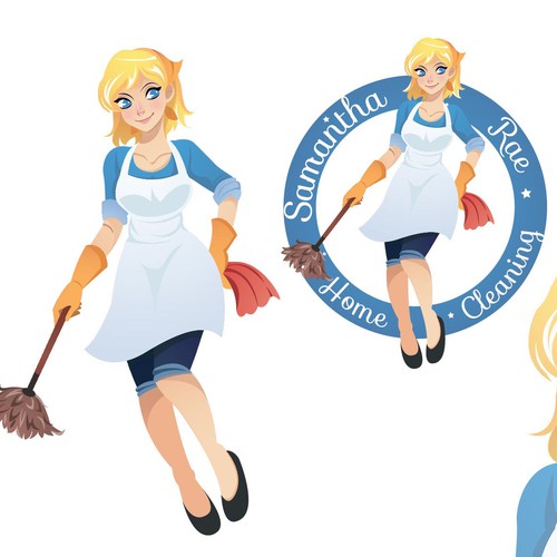 Cleaning Logo Illustration