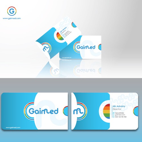 Design a businesscard for a technology startup - GAIMED