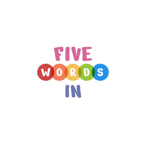 FIVE WORDS IN LOGO