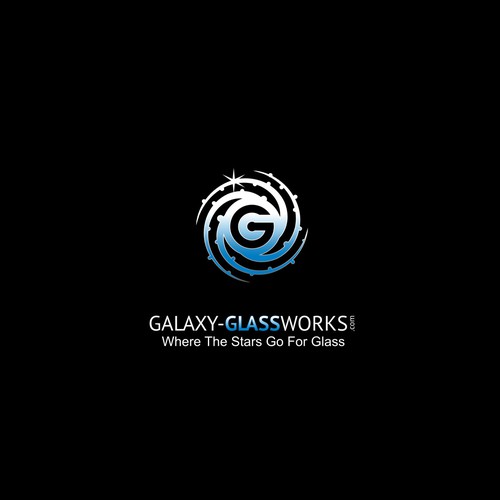 Logo for website selling high quality glass art