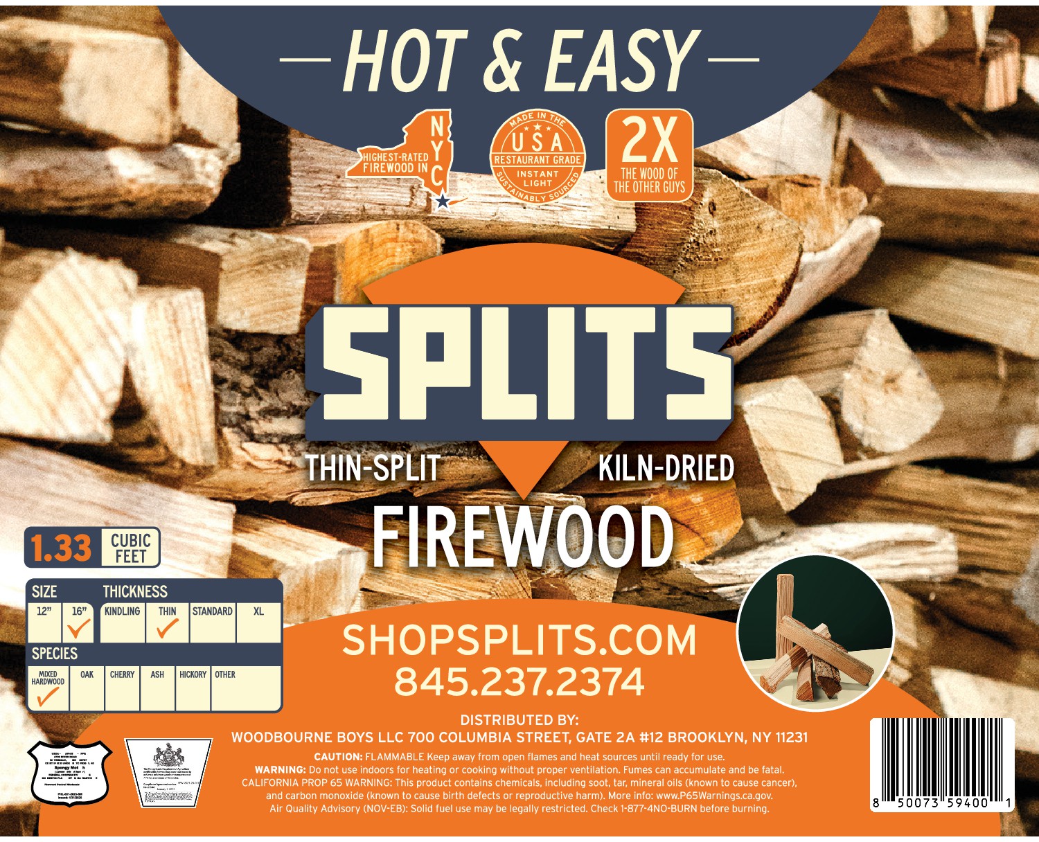 Redesign this Flyer – NYC Firewood Brand with Attitude
