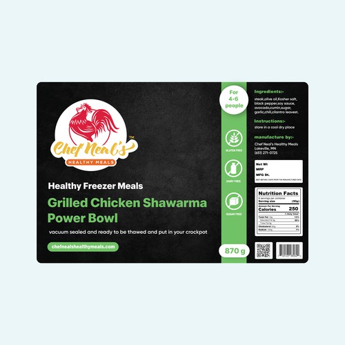 Labels for Healthy Crockpot Freezer Meals