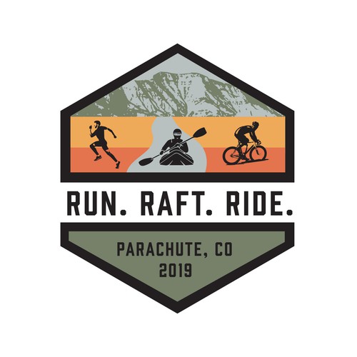 Run. Raft. Ride - Race Logo